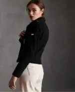 Black Suede Jacket For Women 2