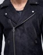 Black Suede Moto Jacket 1