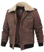 Brown Aviator Jacket 1