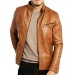 Brown Jacket Leather Motorcycle 2