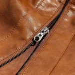 Brown Jacket Leather Motorcycle 5