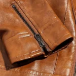 Brown Jacket Leather Motorcycle 6