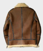 Brown Leather Aviator Jacket Mens