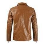 Brown Leather Motorcycle Jacket Mens 2