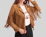 Brown Suede Fringe Jacket 3