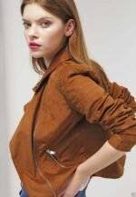 Brown Suede Jacket For Women 5