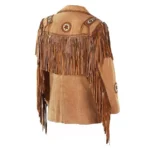 Brown Suede Jacket Fringe 2