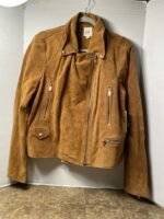 Brown Suede Moto Jacket 2