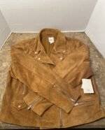 Brown Suede Moto Jacket 3