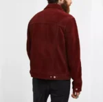 Burgundy Suede Jacket 3