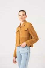 Camel Suede Jacket 3