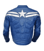 Captain America Leather Motorcycle Jacket 2