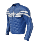 Captain America Leather Motorcycle Jacket 3