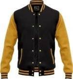 Cowhide Leather Varsity Jacket