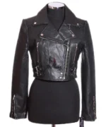 Cropped Biker Jacket