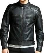 David Beckham Leather Motorcycle Jacket