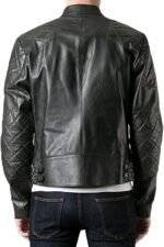 David Beckham Leather Motorcycle Jacket 2