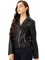 Faux Leather Biker Jackets For Women 3