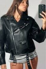 Faux Leather Motorcycle Jacket