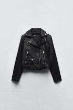 Faux Leather Motorcycle Jacket 2