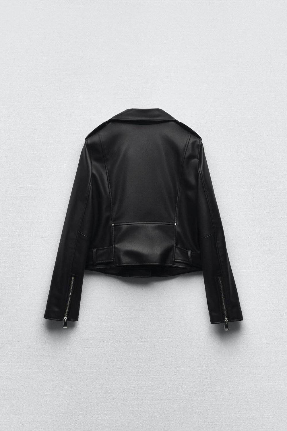 Faux Leather Motorcycle Jacket 3