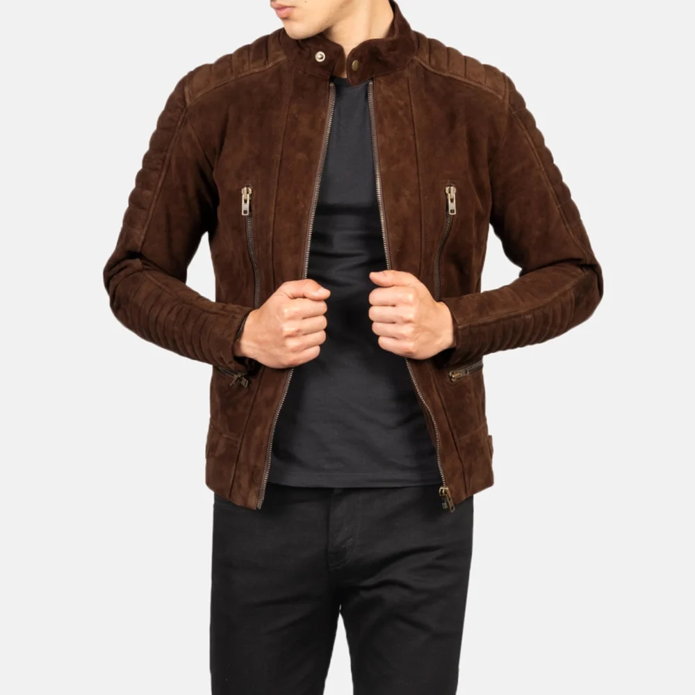 Faux Suede Jacket mens 2