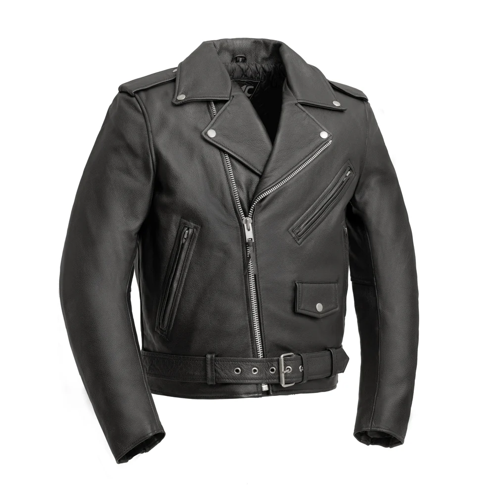 First Genuine Leather Motorcycle Jacket