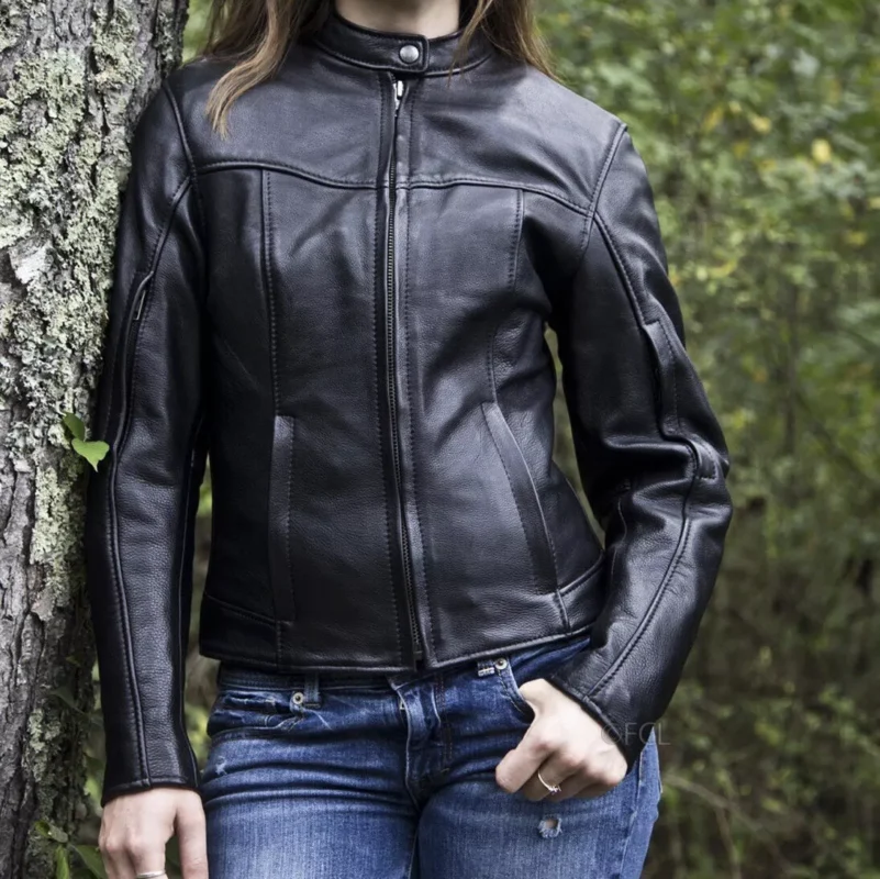Fox Creek Leather Motorcycle Jacket