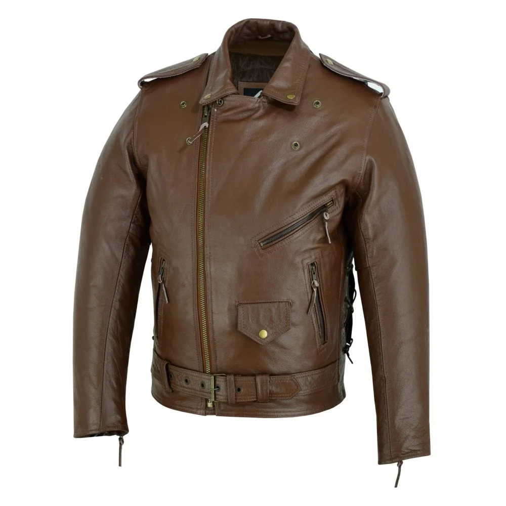 Full Grain Cowhide Leather Jacket