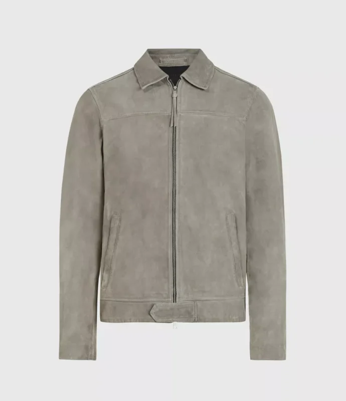 Gray Suede Jacket