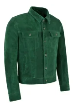 Green Suede Jacket Mens 5