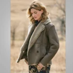 Grey Aviator Jacket Womens