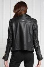 Holland Cooper Leather Biker Jacket 6