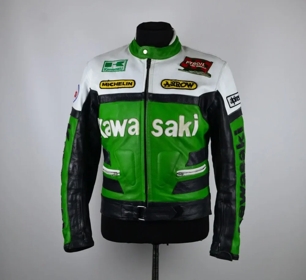 Kawasaki Leather Motorcycle Jacket