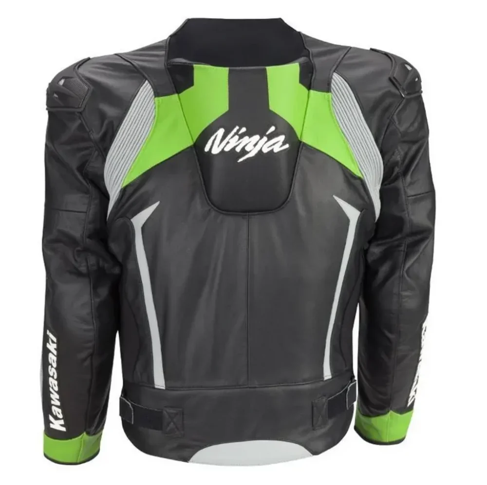 Kawasaki Motorcycle Leather Jacket 2