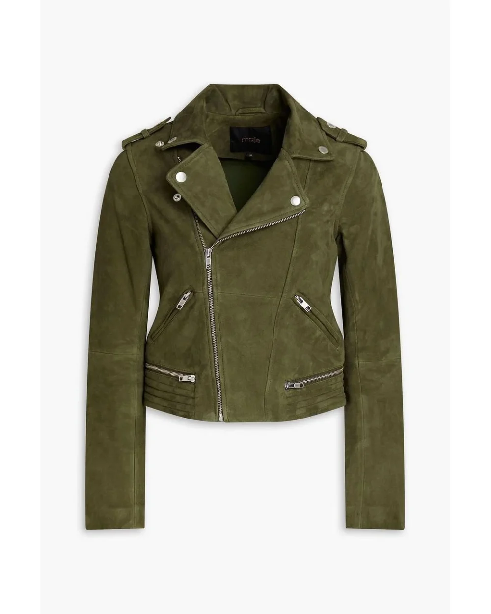 Ladies Green Suede Jacket