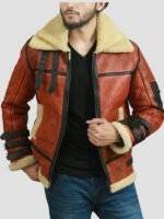 Leather Aviator Flying Jacket