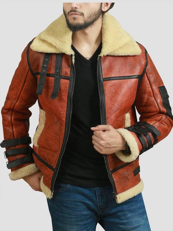 Leather Aviator Flying Jacket