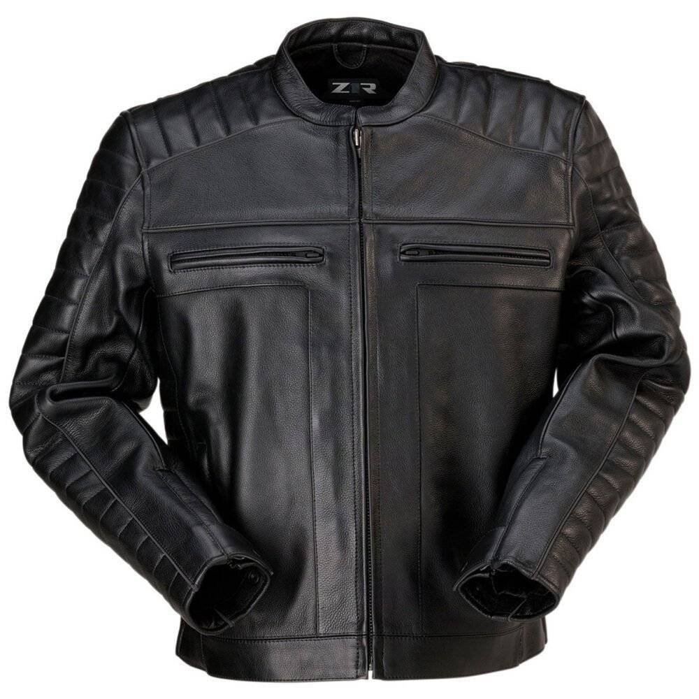 Leather Motorcycle Jacket Black