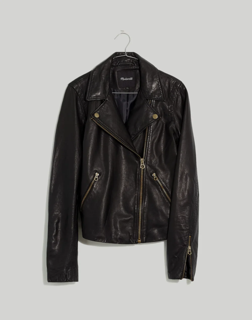 Madewell Washed Leather Motorcycle Jacket