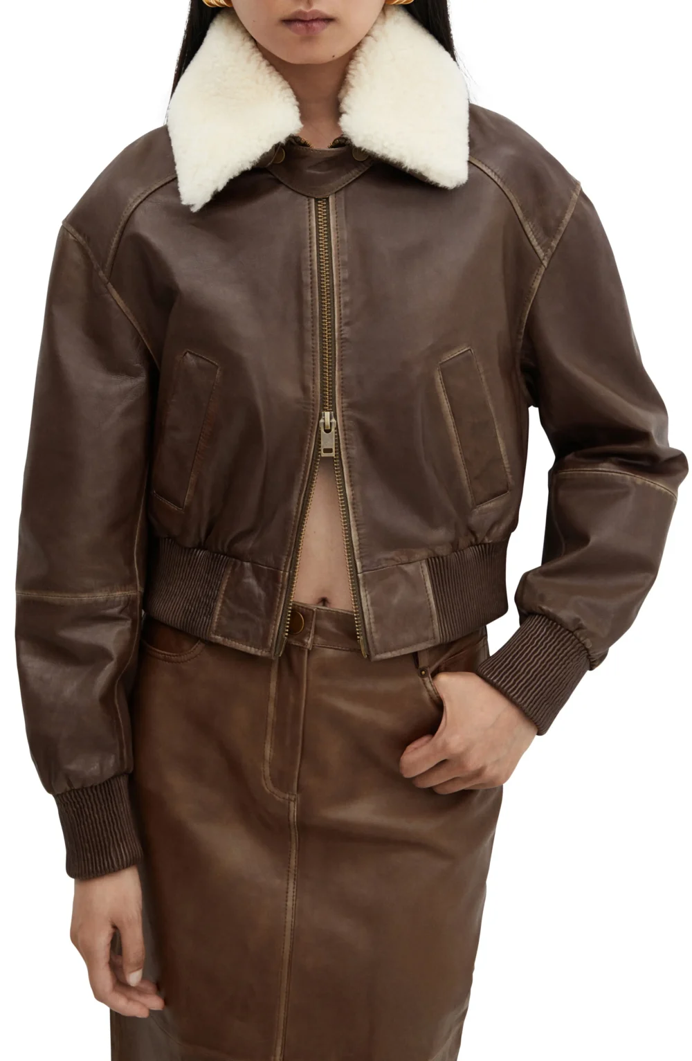 Mango Aviator Jacket