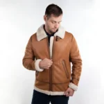 Mens Brown Sheepskin Jacket