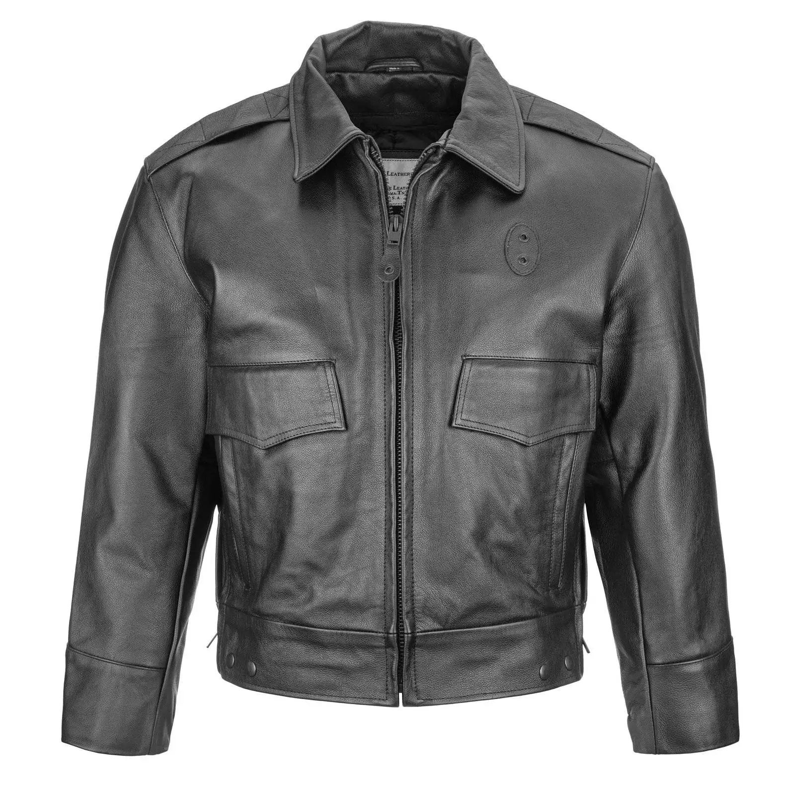 Men's Cowhide Leather Jacket