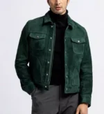 Mens Green Suede jacket