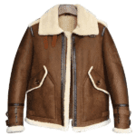 Mens Sheepskin Bomber Jacket1