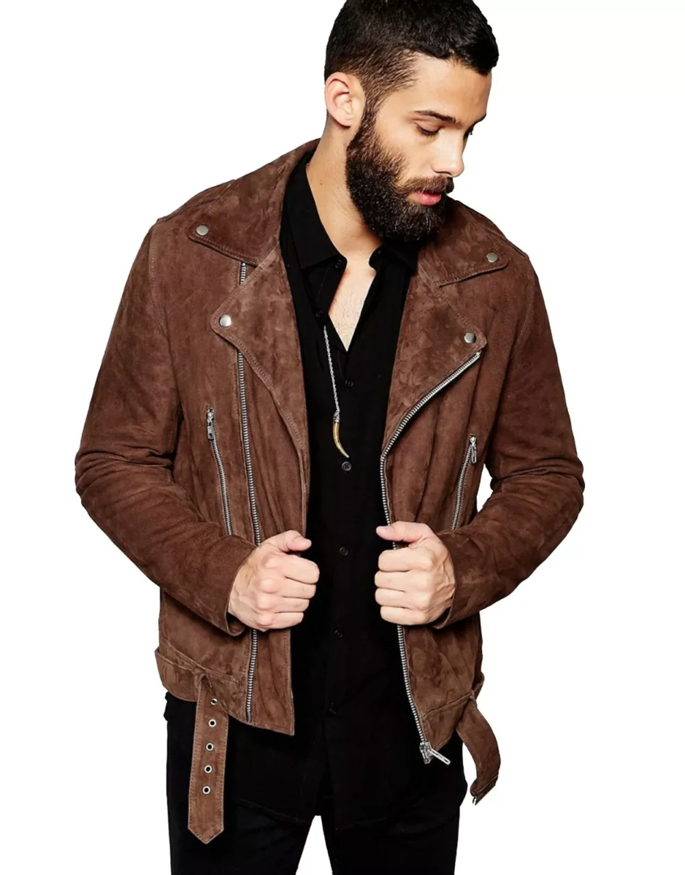 Mens Suede Leather Jacket 2