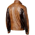 Mens Vintage Leather Motorcycle Jacket 2