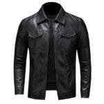 Motorcycle Faux Leather Jacket 3