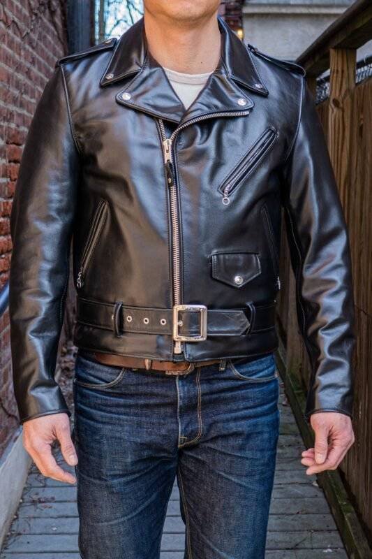 Motorcycle Leather Jacket Black