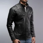 Motorcycle Mens Leather Jacket 4